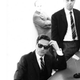 Pier Paolo Pasolini during a meeting with Olivetti’s worker in the company’s cultural center.